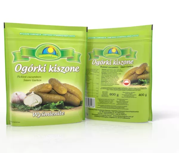 "Ogorzczki kiszone - Doypak", cornichons