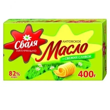 Beurre de crème douce 82% de matières grasses