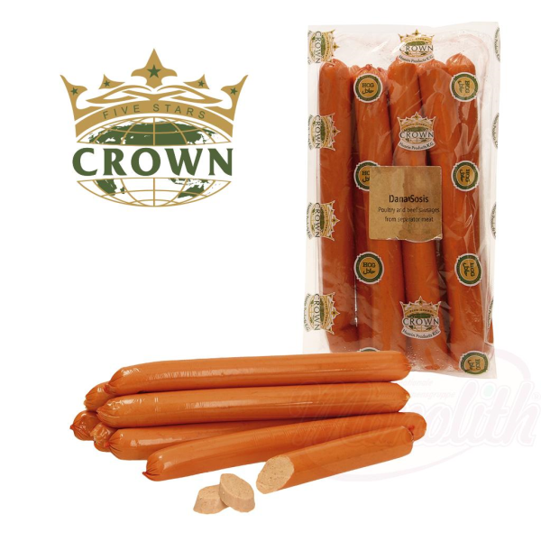 Saucisse de boeuf halal600G-CROWN