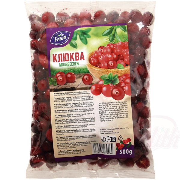 Canneberges surgelé FRIEO 500g