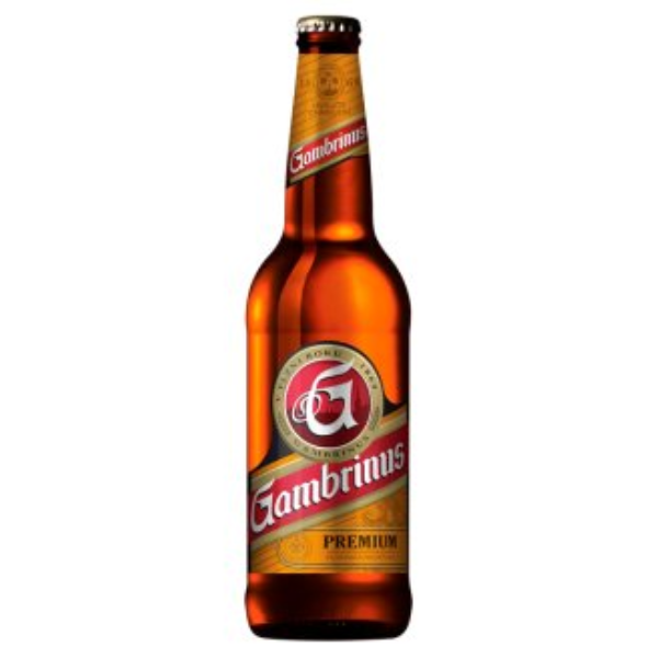 BIÈRE TCHÈQUE 5.2% Gambrinus
