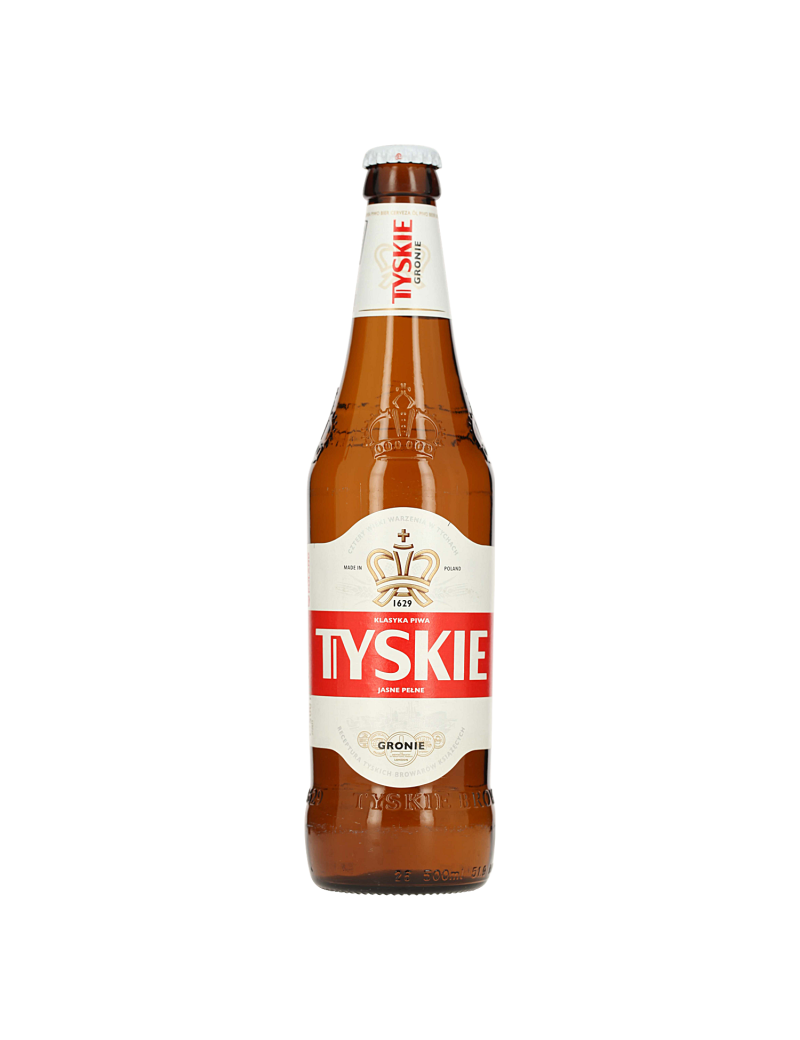 Bière polonaise 5,2% 0,5l- TYSKIE