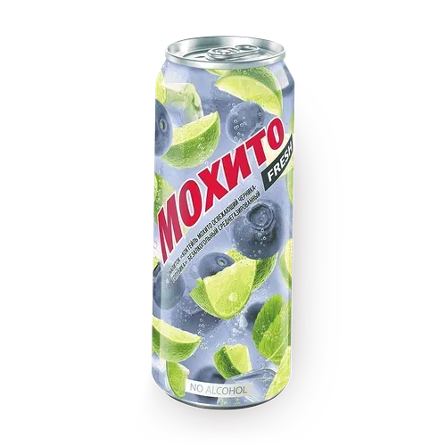 Mojito aux myrtilles