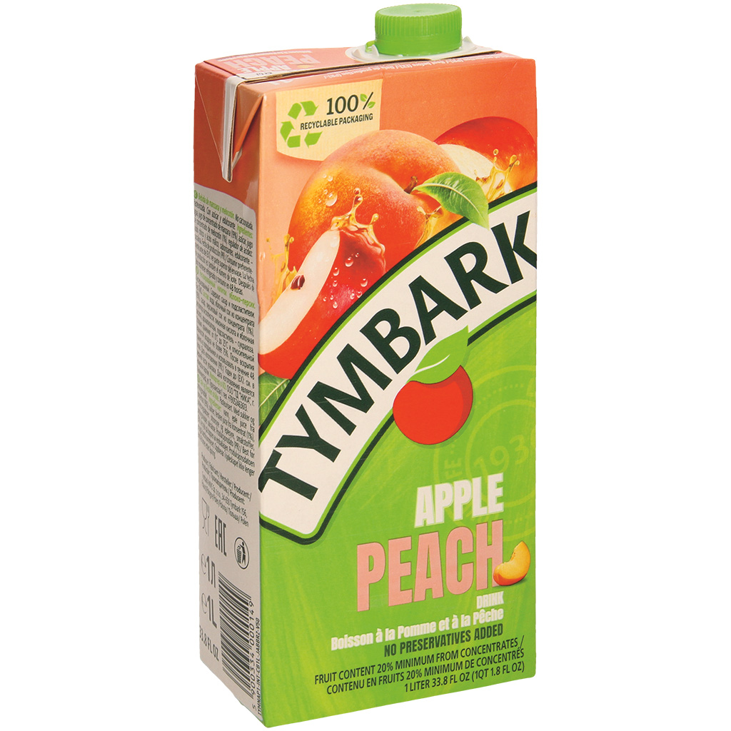 Jus de fruits ( pomme, pêche ) - Tymbark