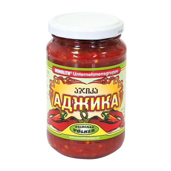 Purée de piment Adjika piquante, sauce épicée 360g - VOLKER