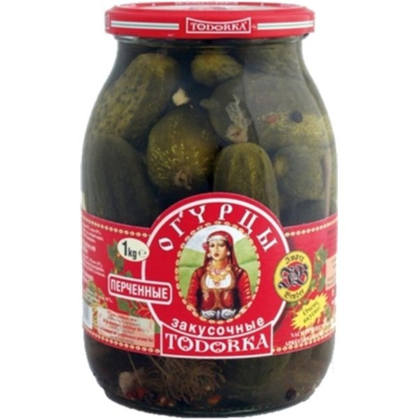 Cornichons pimentés (perchoni) 1kg - TODORKA