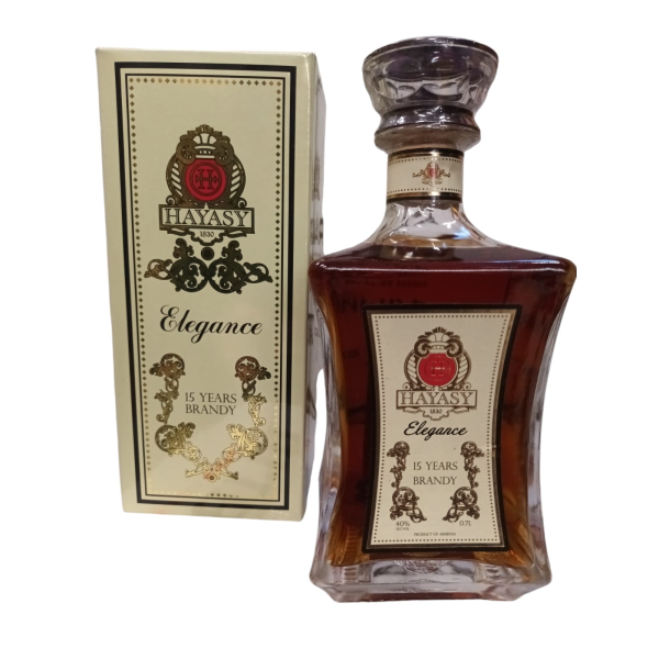 BRANDY 15 ANS 40% 0.7L HAYASY